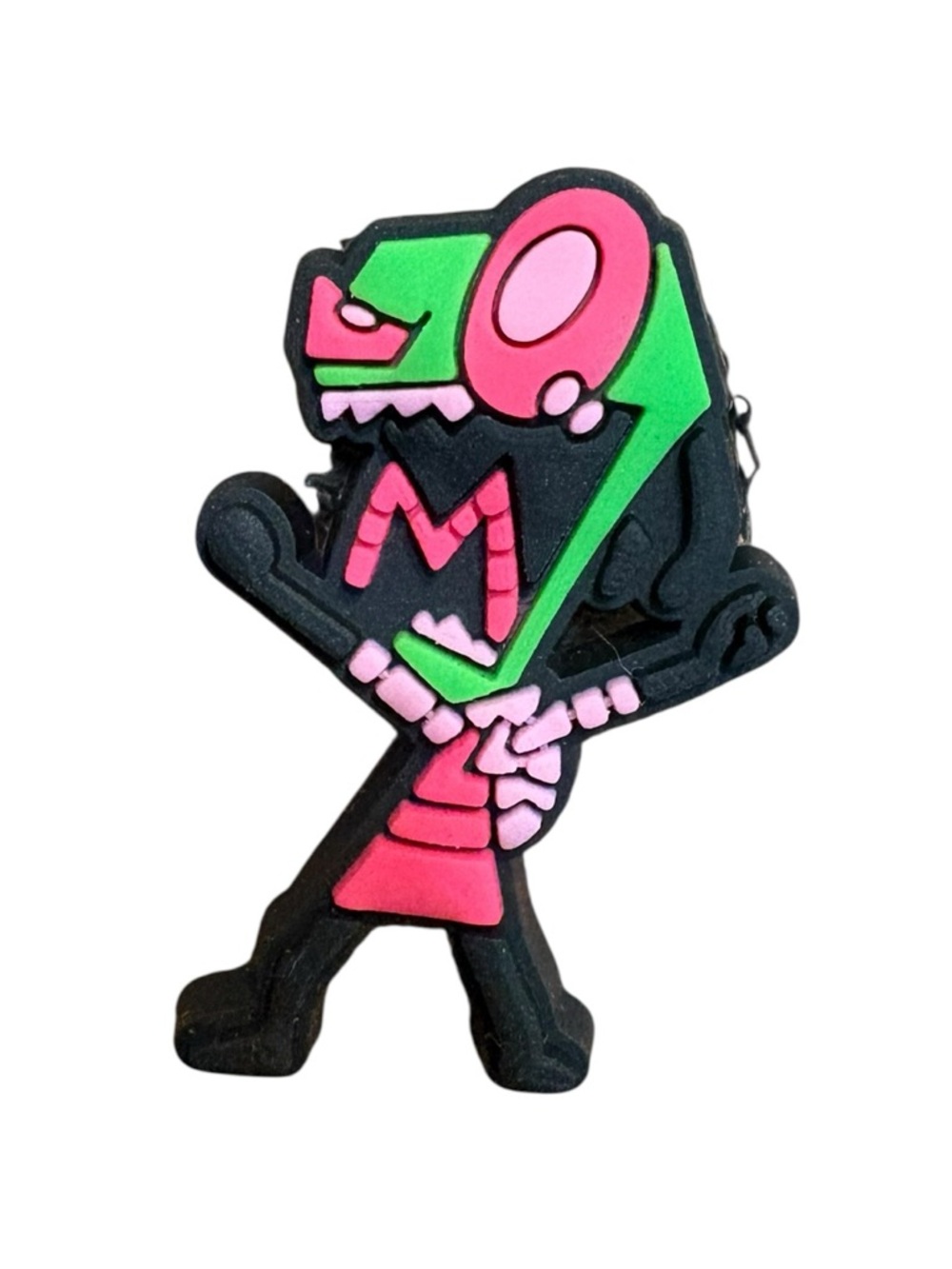 Invader Zim Croc Charm